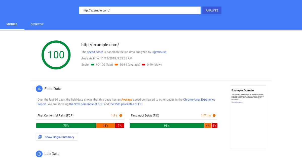 Google Pagespeed Insight là gì